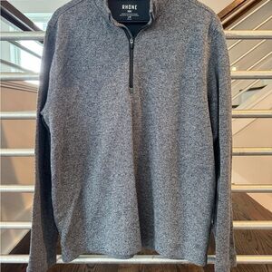 Rhone Men's Gray Quarter Zip - L